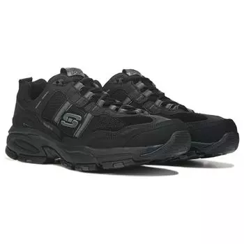 Мужские широкие кроссовки Vigor 2.0 Trait из пены с эффектом памяти Skechers, черный