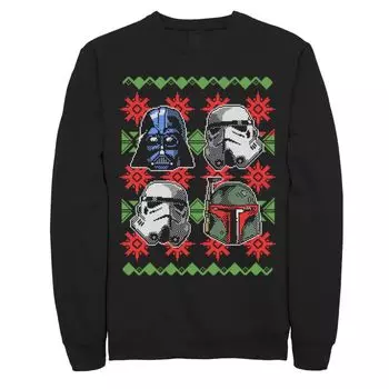 Мужские шлемы Bad Guy из фильма «Звездные войны» Ugly Christmas Fleece Licensed Character, черный