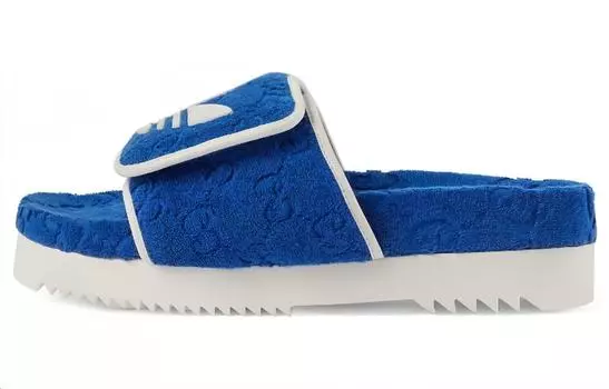 Шлепанцы мужские Adidas x Gucci, синий