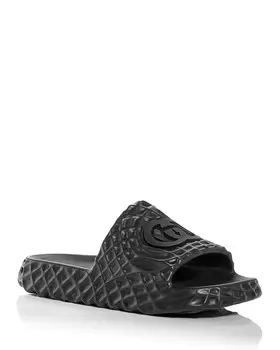 Мужские шлепанцы Gucci Lido GG, черный
