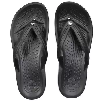 Мужские шлепанцы и сандалии Crocband Flip Crocs, черный