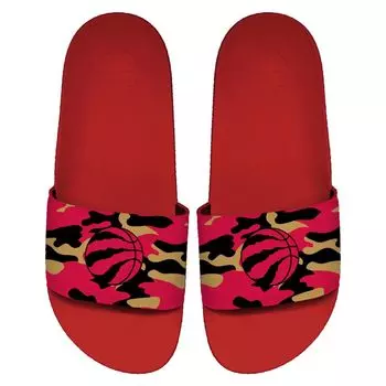 Мужские шлепанцы ISlide Toronto Raptors с камуфляжным принтом