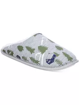 Мужские шлепанцы из искусственного меха без шнуровки Club Room, серый