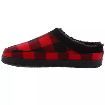 Мужские шлепанцы на подкладке из искусственного меха Julian Clog II Lamb, цвет Red Plaid