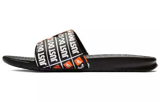 Шлепанцы и сланцы Nike Benassi Jdi Black Orange