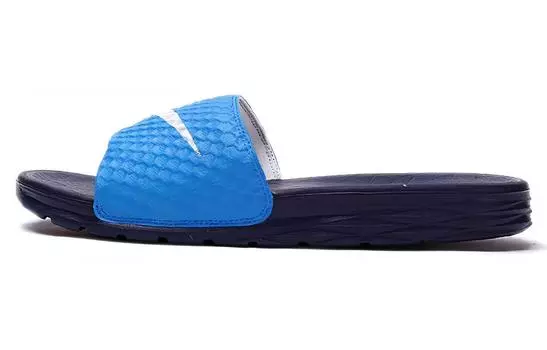 Шлепанцы и сланцы Nike Benassi Solarsoft Photo Blue/White-Binary Blue