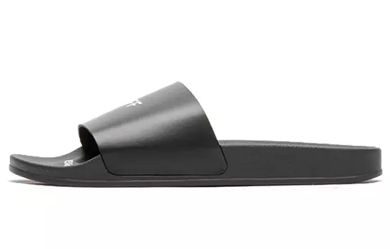 Шлепанцы мужские Off-White с надписью, черный