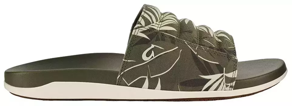 Мужские шлепанцы OluKai Maha 'Olu, цвет Hunter