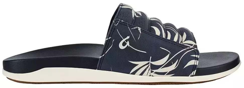 Мужские шлепанцы OluKai Maha 'Olu, цвет Trench Blue