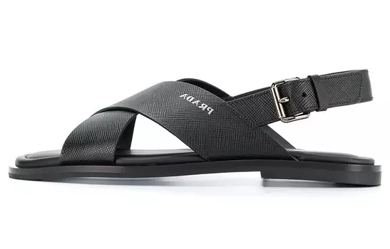 Шлепанцы мужские Prada One-Strap, черный