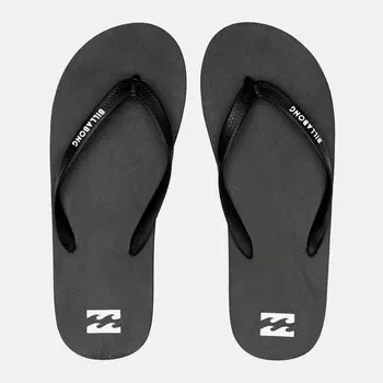 Мужские шлепанцы приливы твердые Billabong, черный