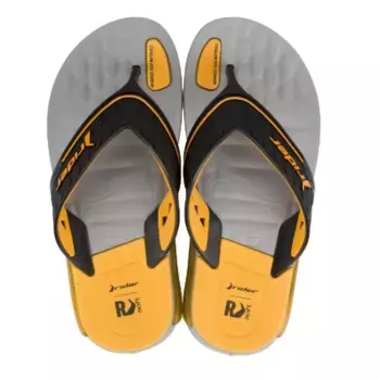 Мужские шлепанцы Rider r line plus iv thong ad RIDER, серый/желтый
