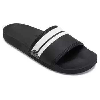 Мужские шлепанцы Rivi Slide Quiksilver, черный/белый
