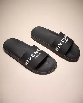 Мужские шлепанцы с логотипом Givenchy