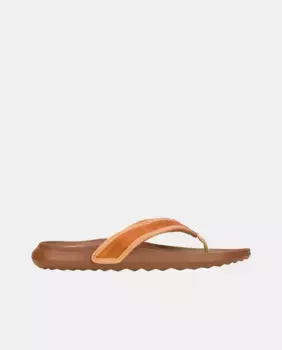 Мужские шлепанцы с верхними лямками и мягкой стелькой HeyDude, коричневый