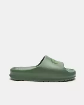 Мужские шлепанцы Serve Slide 2.0 Evo из синтетического материала Lacoste, зеленый
