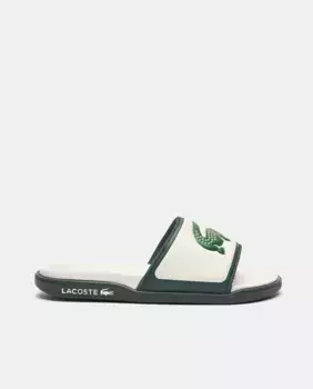 Мужские шлепанцы Serve Slide с логотипом Lacoste, белый