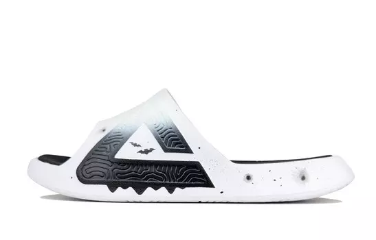 Мужские шлепанцы State Pole Classic Drag черного/белого цвета Peak