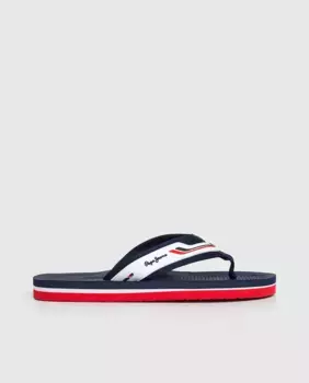 Мужские шлепанцы West Club Pepe Jeans, белый