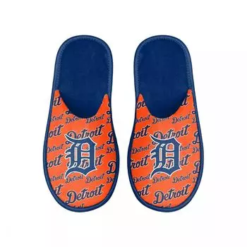 Мужские шлёпанцы с логотипом FOCO Detroit Tigers Scuff