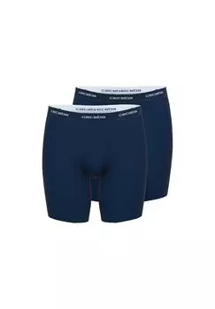 Мужские шорты, 2 шт. - боксеры, базовые, однотонные ceceba, темно-синий