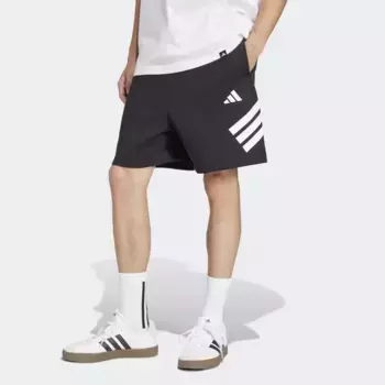 Мужские шорты Adidas Future Icons с тремя полосками, черный