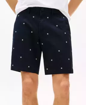 Мужские шорты Americana Critter Star, длина 9.5 дюймов Tommy Hilfiger, синий
