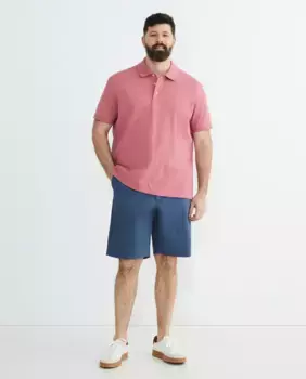 Мужские шорты-бермуды, большие размеры, базовые, без складок Emidio Tucci, цвет Azuln