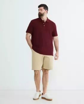 Мужские шорты-бермуды, большие размеры, базовые, без складок Emidio Tucci, бежевый