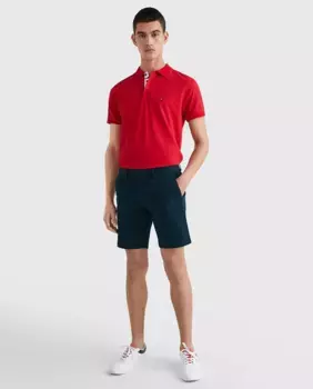 Мужские шорты-бермуды Brooklyn обычного кроя в стиле чинос Tommy Hilfiger, тёмно-синий