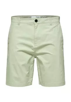 Мужские шорты-бермуды Chino с окантованными карманами SELECTED, цвет 193618 Lint