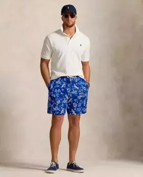 Мужские шорты-бермуды для плавания с Polo Bear больших размеров Polo Ralph Lauren, кобальтово-синий