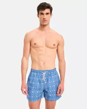 Мужские шорты-бермуды для плавания синего цвета PENINSULA, синий