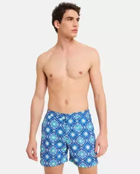 Мужские шорты-бермуды для плавания синего цвета PENINSULA, синий