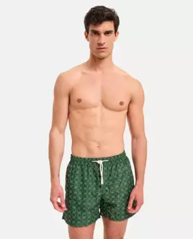 Мужские шорты-бермуды для плавания зеленого цвета PENINSULA, зеленый