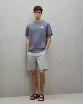 Мужские шорты-бермуды из эластичного хлопка Easy Wear, зеленый