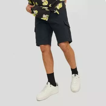 Мужские шорты-бермуды карго Joe Jack & Jones, черный