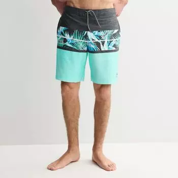 Мужские шорты-бермуды с эластичным поясом 9 дюймов Trinity Coast, цвет aqua