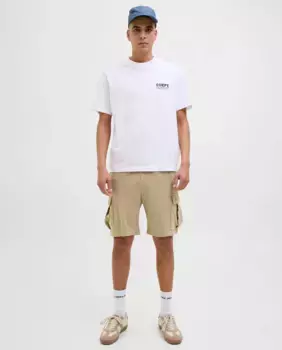 Мужские шорты-бермуды с боковыми карманами и завязками Jack & Jones, цвет Marrn claro