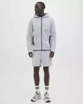 Мужские шорты-бермуды с контрастными боковыми карманами Jack & Jones, серый