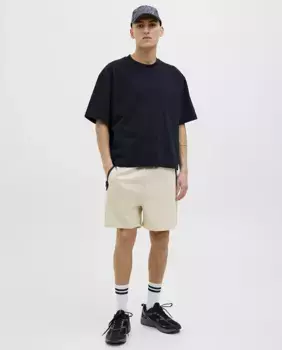 Мужские шорты-бермуды с контрастными боковыми карманами Jack & Jones, бежевый