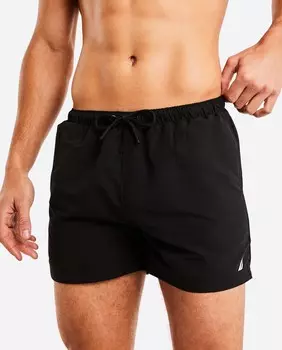 Мужские шорты-бермуды с завязкой на шнурке Nautica, черный