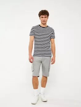 Мужские шорты-бермуды стандартного кроя LCW Casual, серый