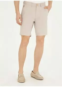 Мужские шорты-бермуды стандартной посадки с нормальной талией DESTA24Y U.S. Polo Assn., серый