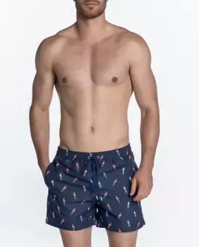 Мужские шорты-бермуды темно-синего цвета Punto Blanco, темно-синий