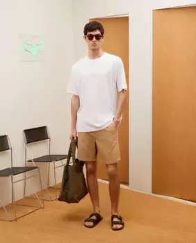 Мужские шорты-бермуды в стиле чинос Green Coast, коричневый