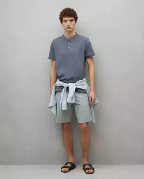 Мужские шорты-бермуды в стиле чинос из эластичного хлопка Easy Wear, цвет 520 Kaki