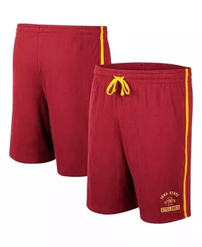 Мужские шорты Cardinal Iowa State Cyclones Thunder Slub Colosseum, красный