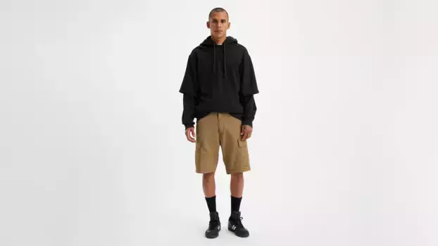 Мужские шорты Cargo Cargo 9,5 дюйма Levi's, коричневый