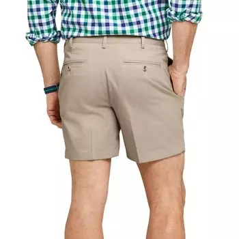 Мужские шорты чинос классического кроя Lands End длиной 6 дюймов без утюга Lands' End